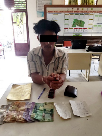 Pelaku Judi Togel Ditangkap di Desa Kotagaro
